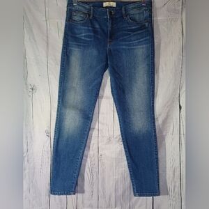 J By Cookie Johnson Wisdom Ankle Skinny Blue Denim Jeans